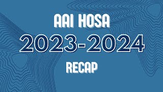 20232024 HOSA Recap Video [upl. by Glenine]