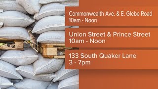 Free sandbags being offered ahead of Tropical Storm Debby remnants reaching the DMV [upl. by Imiaj]