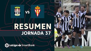 Resumen de FC Cartagena vs Real Sporting 21 [upl. by Livvie]