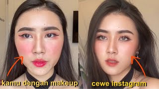 MASIH ORANG YANG SAMA KENAPA SETELAH MAKEUP MASIH JELEK Kesalahan Makeup Pemula [upl. by Metcalf]