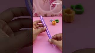 how to make clay rings clay art  easy crafts ytb shorts [upl. by Ettelracs328]