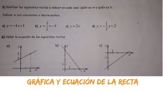 La Pendiente y la Ordenada al Origen en la Gráfica de una Recta [upl. by Leacock]