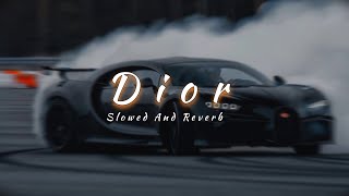 Dior  Slowed And Reverb  Shukh  Lofi Video [upl. by Nosdivad]