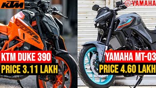 Yamaha MT 03 VS Ktm Duke 390💥2024 R3 vs Duke390 Comparison ReviewSpecsFeaturesEpic Roads Tamil [upl. by Niatsirk398]