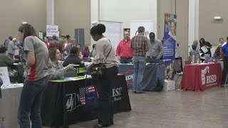 Southeast Texas Workforce Solutions hosts Spring job fair in Beaumont Wednesday [upl. by Lara]