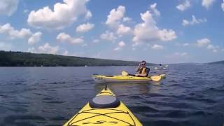 Kayak Cayuga Lake Ithaca [upl. by Enwad]