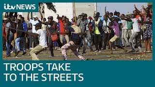 Deadly violence hits Zimbabwes streets after election  ITV News [upl. by Apgar]