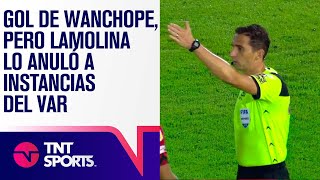 Wanchope ÁBILA cumplía con la ley del ex pero LAMOLINA lo anuló mediante VAR por una falta previa [upl. by Anuait422]