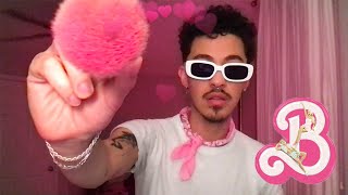 💖Asmr Ken Does Your Barbie Makeup Roleplay 🎀👩🏼‍🎤👛✨  ASMR Visuals [upl. by Mayda]