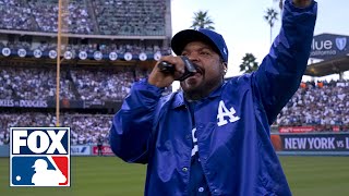 World Series Ice Cube performs It Was a Good Day ahead of Yankees vs Dodgers Game 2  MLB on FOX [upl. by Atnima]