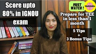 How to Prepare and Score Good Marks in IGNOU exam 2023 in 1 Month  5 Tips  3 Bonus tips [upl. by Assiruam]