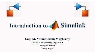 Simulink شرح introduction to Simulink MATLAB مقدمة عن تكوين واستخدام السيميولينك في محاكاة النظم [upl. by Uzzi553]