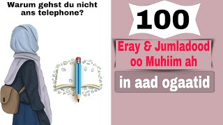 100 Eray amp Jumladood oo Muhiim ahLuuqadda Jarmalka [upl. by Enileuqkcaj846]