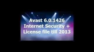 Avast 601426 Internet Security License file till 2013 Mediafire Link [upl. by Gertruda]