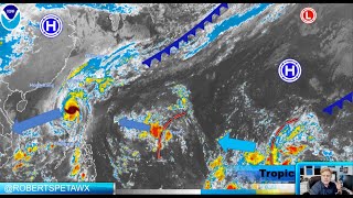 Multiple storms after Typhoon Marce to impact the Philippines Westpacwx Update [upl. by Ase]