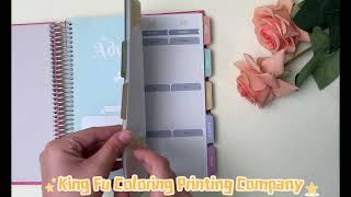 Hardcover Spiral Binding Journal Book [upl. by Lesig]