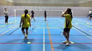 Dubai Corporate Games 2024 WD Badminton QuarterFinals EY vs Sanipex [upl. by Uriisa]