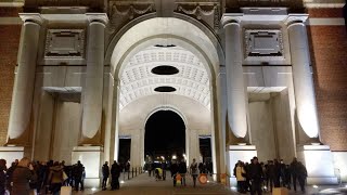 The Last Post Ceremony Menin Gate Ypres Belgium [upl. by Aitram983]