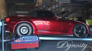 Wicked 247L Supercharged Stroker Honda S2000 Dyno Pull [upl. by Havelock]