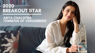 Anya Chalotra Receives the IMDb quotBreakoutquot STARmeter Award [upl. by Oznol]