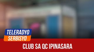 QC shuts down club for refusing to help mpox tracers  Headline sa Hapon 26 August 2024 [upl. by Kovacev524]