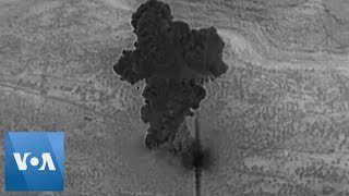 Pentagon Releases Footage of Raid on AlBaghdadi [upl. by Ipoillak991]