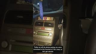 How to connect mobile on Fiat Linea car  Fiat Linea voice features [upl. by Dickens]