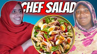 Tribal People Try Chef Salad For The First Time [upl. by Ellivro]