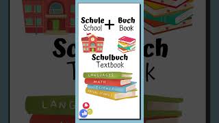 Learn German Vocabulary ‘Schulbuch’ Textbook 📚  Basic German for Beginners 🇩🇪 learngerman [upl. by Noned]