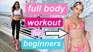 30 MIN FULL BODY WORKOUT for Beginners  No Equipment Needed [upl. by Nnyleuqcaj969]