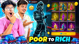 Free Fire Jash Challenged Me To Make NOOB I’d PRO In 5600 Diamonds For ₹10000😍💎 Garena Free Fire [upl. by Nauquf]