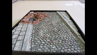 How to make a cobbled road diorama [upl. by Mccallum]