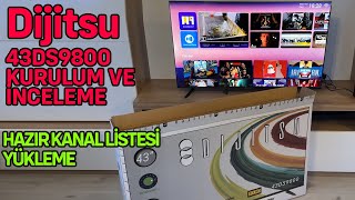 BİM Dijitsu 43DS9800 Televizyon Alınır mı Kurulum Kanal Tarama Test ve İnceleme [upl. by Mccarty]