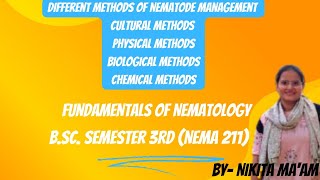 Different Methods of Nematode Management Cultural Physical Biological and Chemical Methods [upl. by Amyas]