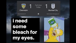 Kannula BLEACH adinga yaaravadhu  Chennaiyin FC 11 Mumbai City FC Match Review [upl. by Adyam]