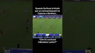 Che fa😂🫣 calcio calcioseriea calcioitaliano asroma derossi napoli [upl. by Paymar]