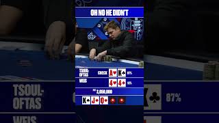 PAINFUL POKER MOMENT EPT Shorts [upl. by Stacia505]