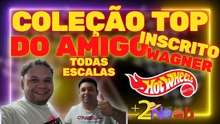 2noob VISITA  Visitando a Coleção HOT WHEELS do Inscrito do Canal Coleção de Carrinhos do Wagnão [upl. by Ailel228]