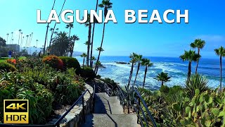 Laguna Beach  Heisler Park in Orange County California  4K HDR [upl. by Sevart]