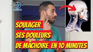 Mâchoire douloureuse  détendez en 10 minutes avec cette technique  conseil kiné ostéo [upl. by Florinda]