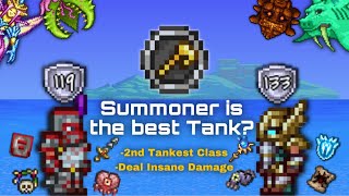 How OP is Summoner Tank In Terraria Master Mode [upl. by Fonzie]