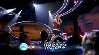 Colton Dixon Time After Time Top 8 AMERICAN IDOL SEASON 11 [upl. by Nana]