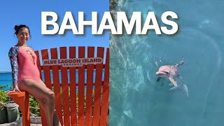 Nassau Bahamas Dolphin Tour  Blue Lagoon Island  Royal Caribbean Cruise Trip [upl. by Haididej]