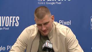 Nikola Jokic Post Game Interview  Denver Nuggets мы Minnesota Timberwolves [upl. by Niliram]