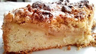 Apfelkuchen Quarkölteig mit Streusel schnell und einfach rezeptesilkeswelt [upl. by Zuzana]