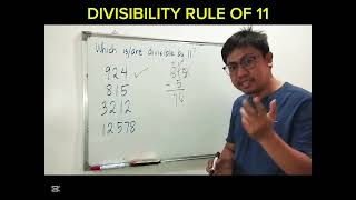 Divisibility Rule of 11 [upl. by Lombard132]