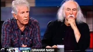 Occupy Wall Street  FANTASTIC INTERVIEW with David Crosby and Graham Nash [upl. by Oiznun]