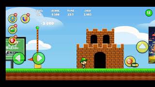 BOBS WORLD LEVEL 14 and 15 bobsworld walkthrough mario [upl. by Sapphira424]