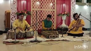 Raga Hemant dhun ll Tapas bala on Santoor ll Soumava on flute ll Bappaditya Roy on Tabla ll [upl. by Cyma]