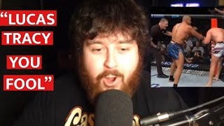 The MMA Guru RIPS Lucas Tracy And TheWeasle After Ciryl Gane Knocks Out Sergei Spivak [upl. by Lepper674]